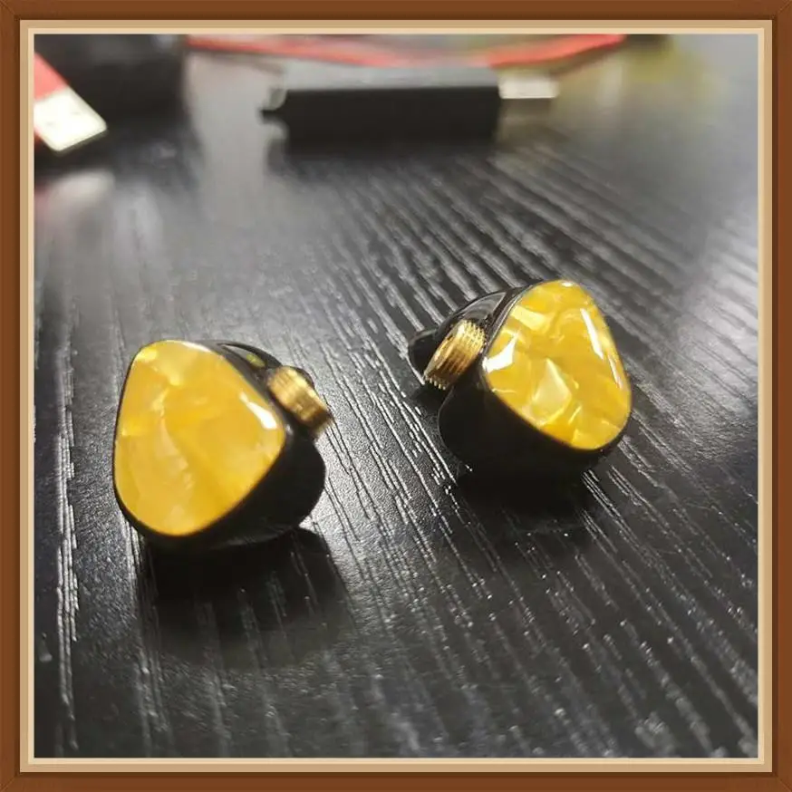 Динамические акустические динамические наушники с 3D принтом под заказ MMCX Hifi