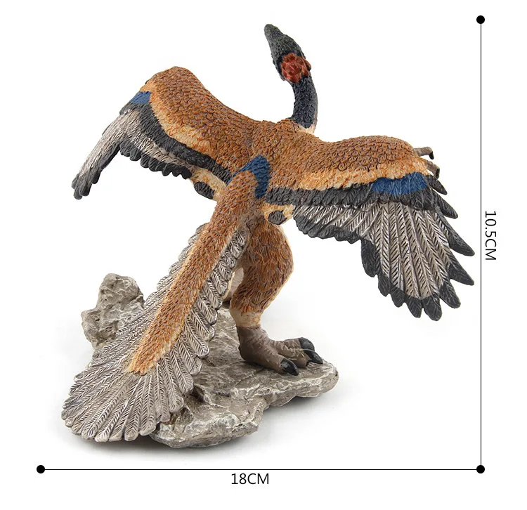 Мир Юрского периода древний биологический динозавр модель мира Твердые Archaeopteryx детские игрушки подарок украшения