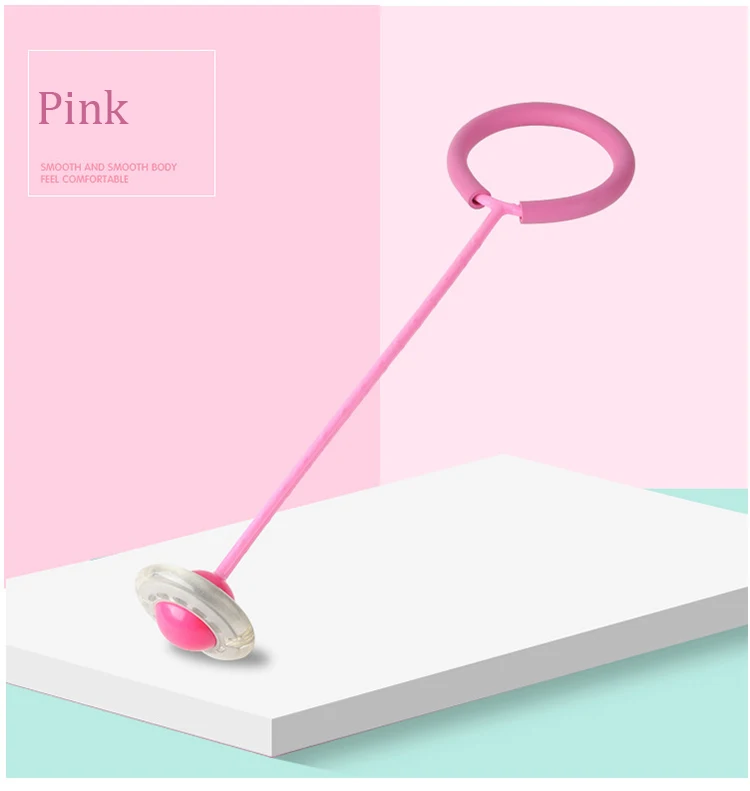 pink see chart Флэш Прыжки ноги силы мяч дети на открытом воздухе забавная спортивная игрушка светодиодный флэш танцевальный мяч дети фитнес игрушки игры Спорт игрушечный мяч - Цвет: pink see chart