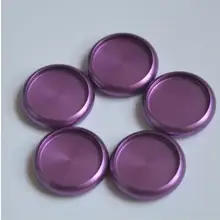 20шт 24 мм переплет книги поставки A5 связующее алюминиевое кольцо Пряжка Грибное отверстие связующее с металлический диск переплет