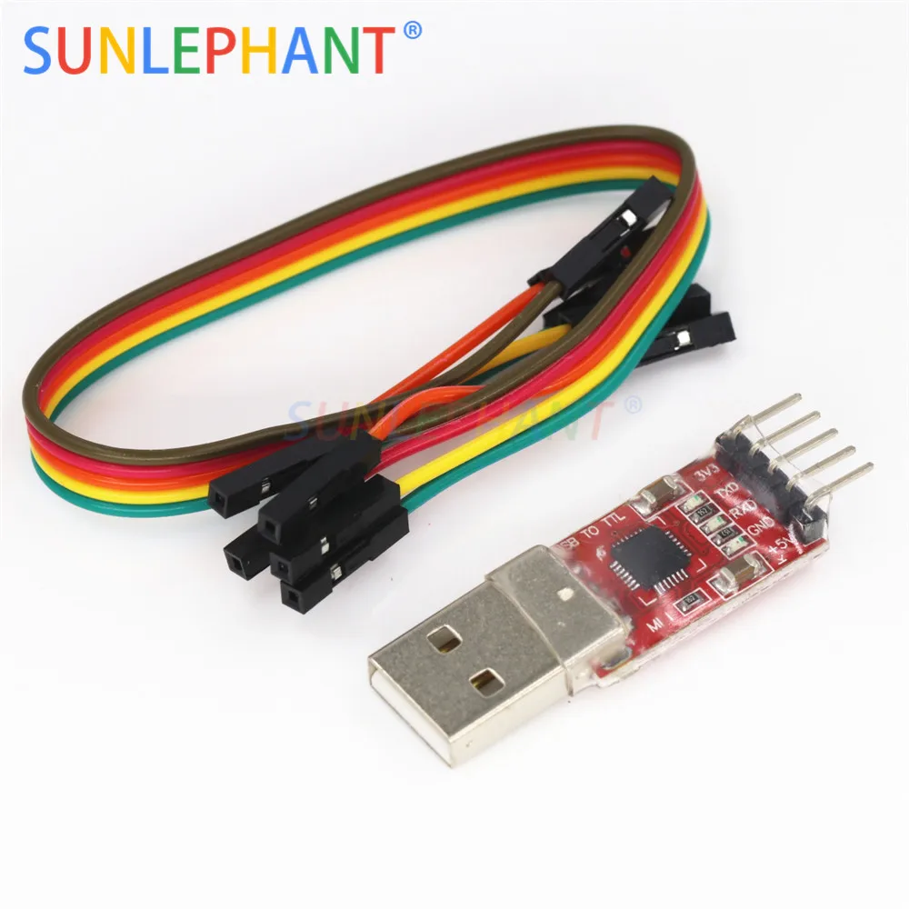1pcs CP2102 module USB to TTL serial UART STC download cable PL2303 Super Brush line upgrade | Электронные компоненты и