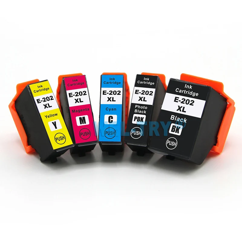 T202 чернильный картридж XL для Epson Премиум XP-6000 XP-6001 XP-6005 XP6000 XP6001 XP6005 принтер, 202XL, полный набор чернил с чипами, 202