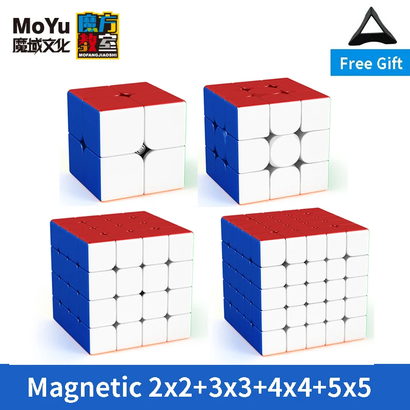 Куб-головоломка Moyu Meilong магнитный 2x2x2 3x3x3 magic 4x4x4 5x5x5 M скоростной Магнитный