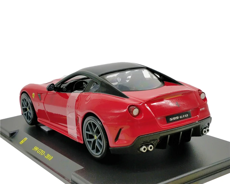 Bburago 1:24 599 GTO 2010 Красный/Черный Топ литой модельный автомобиль