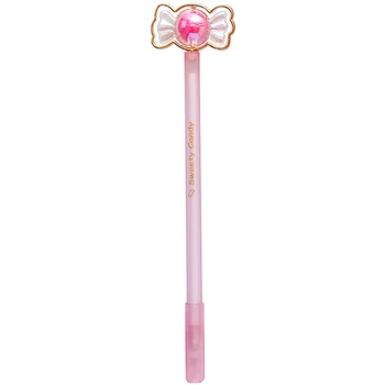 

Cute candy 0.5mm gel pen kawaii school office supply creative cat gel pen stationery funny rotatable gel pen for kids new gifts