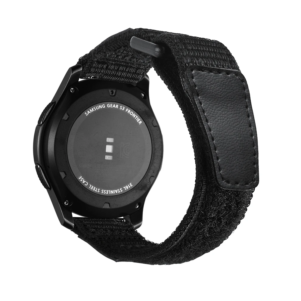 Кожаный ремешок для samsung Galaxy watch 46 мм gear S3 frontier/Классический 22 мм ремешок для часов correa нейлоновый браслет на запястье ремень Amazfit