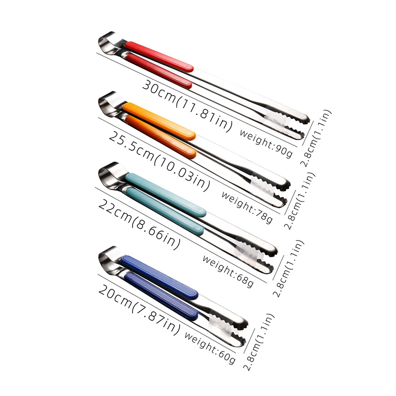 Stainless Steel Barbecue Tongs Multi-functional Food Tongs Bread BBQ Kitchen Tools Accessories Utensils food tongs