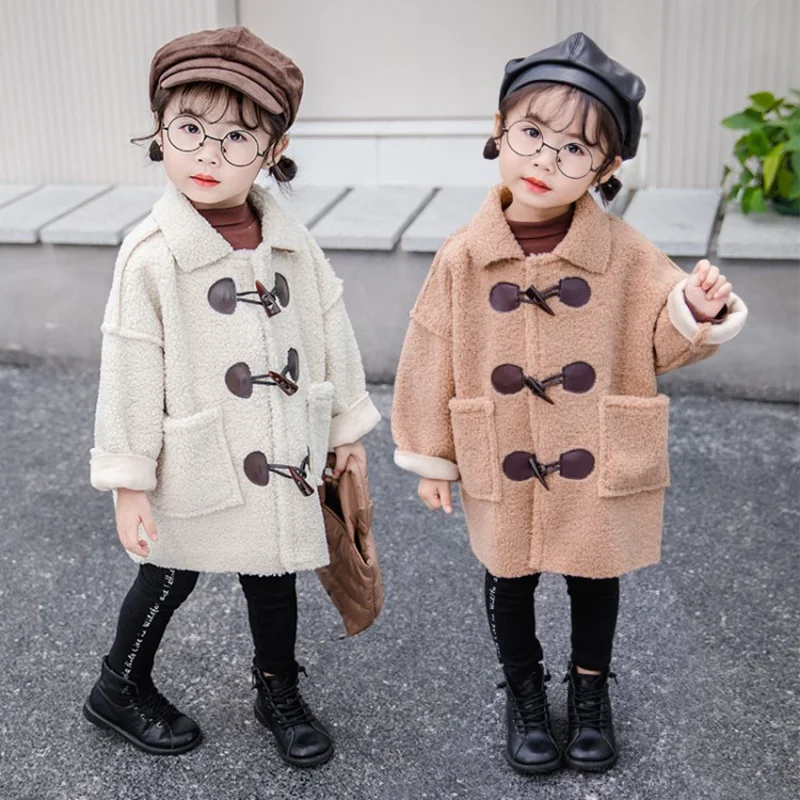 CROAL CHERIE Baby Girls Clothes Winter Fleece Velvet Coat Girl Kids Girls Jacket For Teenage Boys Outerwear Children Clothes  (2)