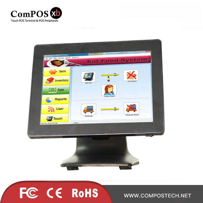 Лучшие продажи pos системы win7 системы для кофейни/тканевый магазин черный