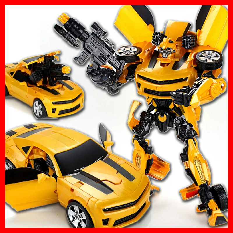 

Hot Selling 6699 Deformation Robot Gold Steel Children'S Educational Toy Robot Toy with Music Light