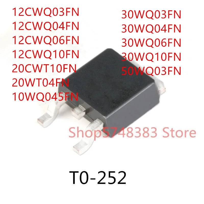 10 шт. 12CWQ03FN 12CWQ04FN 12CWQ06FN 12CWQ10FN 20CWT10FN 20WT04FN 10WQ045FN 30WQ03FN 30WQ04FN 30WQ06FN 30WQ10FN 50WQ03FN TO-252 |
