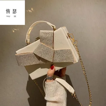 

2020 new bow metal fashion women bag Small Square Pack Shoulder Bag Fashion Star Sequin Designer Messenger Crossbody Bag