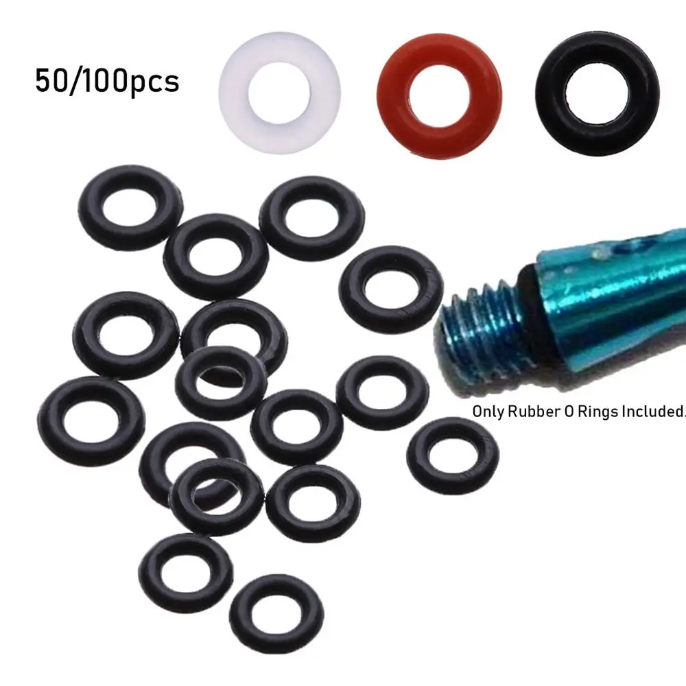 50 100pcs set Hunting Rubber O Ring Gasket Grip Washer Grommets Stems 