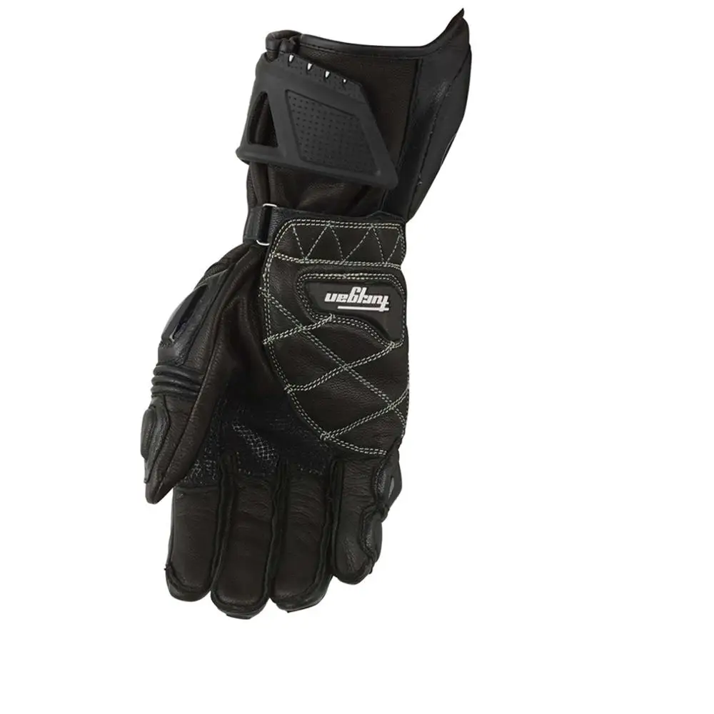 Аксессуары для moto cicleta Furygan AFS18 Guantes de carreras de dedos completos moto cross Luvas de cuero genuino moto Guantes