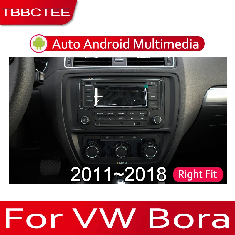TBBCTEE 2din автомобильный мультимедийный Android Авторадио автомобильный проигрыватель с радио и GPS для Volkswagen VW Bora 2011~ Bluetooth WiFi Зеркало Ссылка