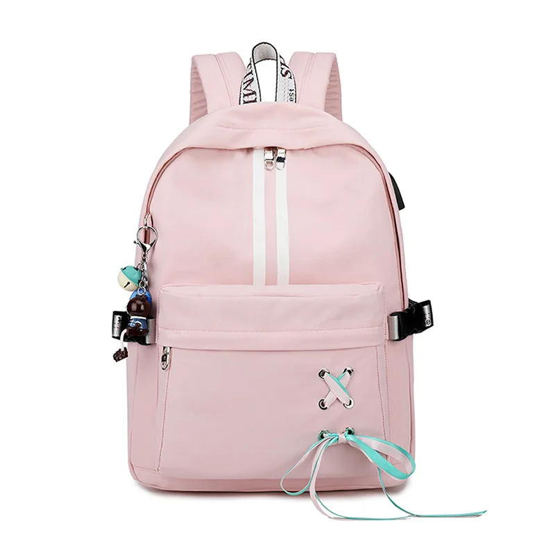 USB зарядка светящийся антикражный светоотражающий Водонепроницаемый женский рюкзак, школьная сумка для девочек, Школьный Рюкзак Для Путешествий, рюкзак для женщин
