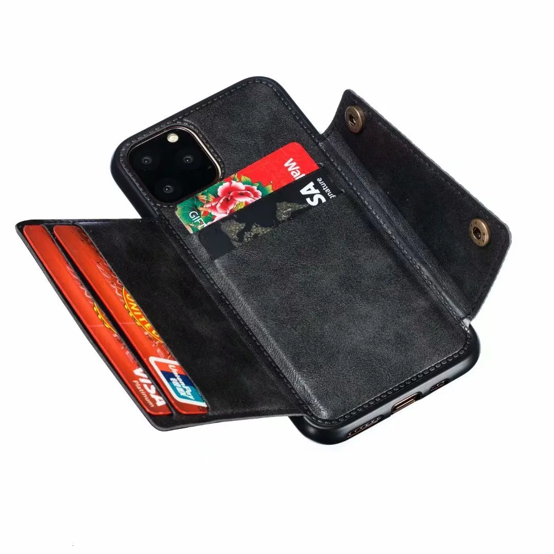 Кожаный чехол с двойной пряжкой для Iphone11 Pro Max Xr Xs 876plus