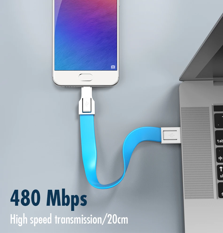 ACCEZZ type C мини брелок USB зарядное устройство кабель для huawei P30 P30 Pro samsung S9 S10 USB-C короткий провод портативный кабель USB type-C