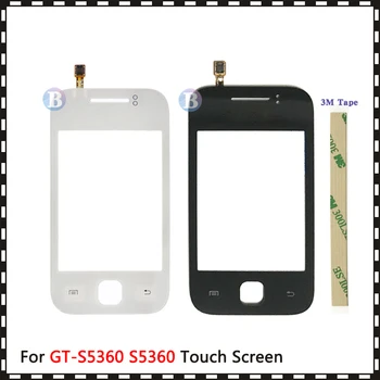 

High Quality 3.0" For Samsung Galaxy Y GT-S5360 S5360 Touch Screen Digitizer Sensor Outer Glass Lens Panel+Tracking Code