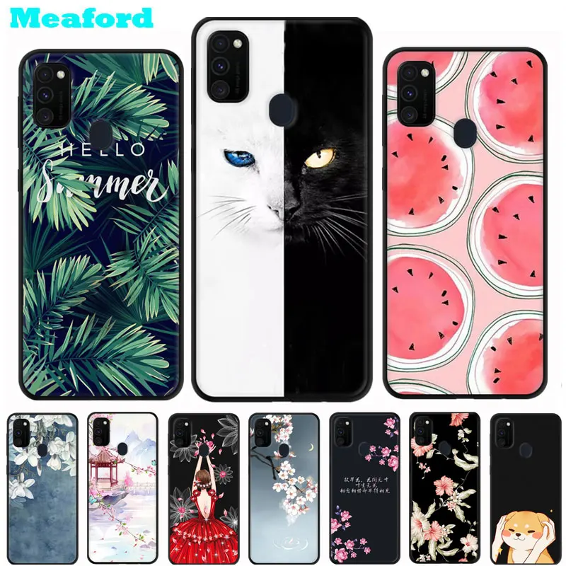 Silicone Case For Samsung Galaxy M30S Cases Black Bumper Soft TPU Back Cover For Samsung M30S M 30S M30 S M307 Phone Case Capa