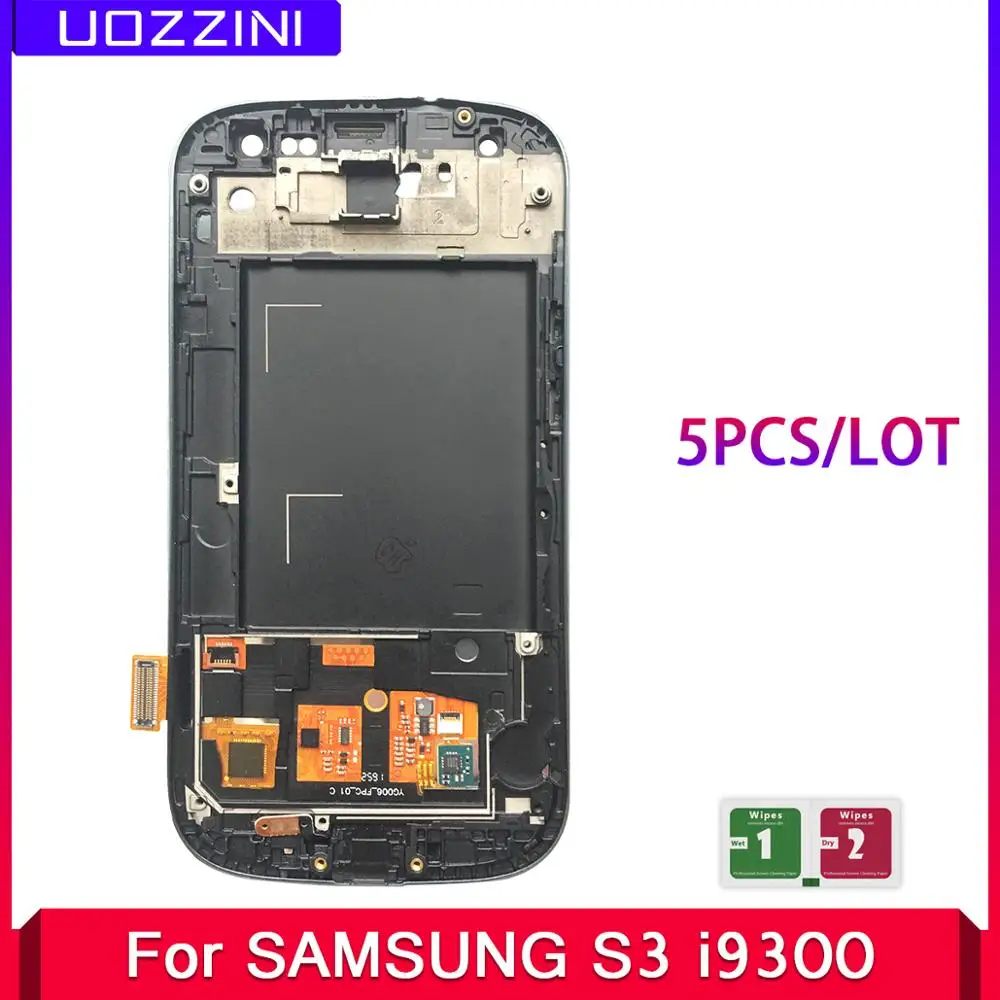 ЖК дисплей 5 шт./лот для Samsung Galaxy S3 i9300 i9300i i9308i с сенсорным экраном и дигитайзером в