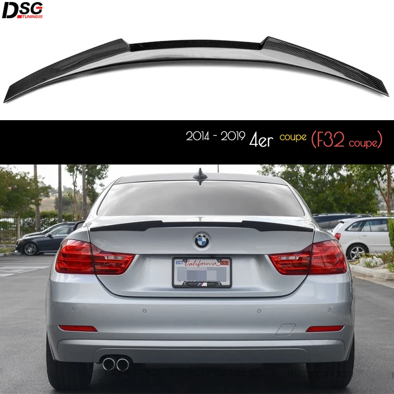 Duck Tail Wings Add-on Type Rear Deck Boot Spoiler for F32 Coupe BMW 4 Series (Will Not Fit F82 M4 Coupe)