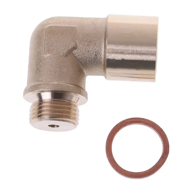 High quality M18x1.5 O2 Lambda Sensor Oxygen Sensor Extender Spacer 90 Degree For Decat Hydrogen Brass for car accessories High quality M18x1.5 O2 Lambda Sensor Oxygen Sensor Extender Spacer 90 Degree For Decat Hydrogen Brass for car accessories