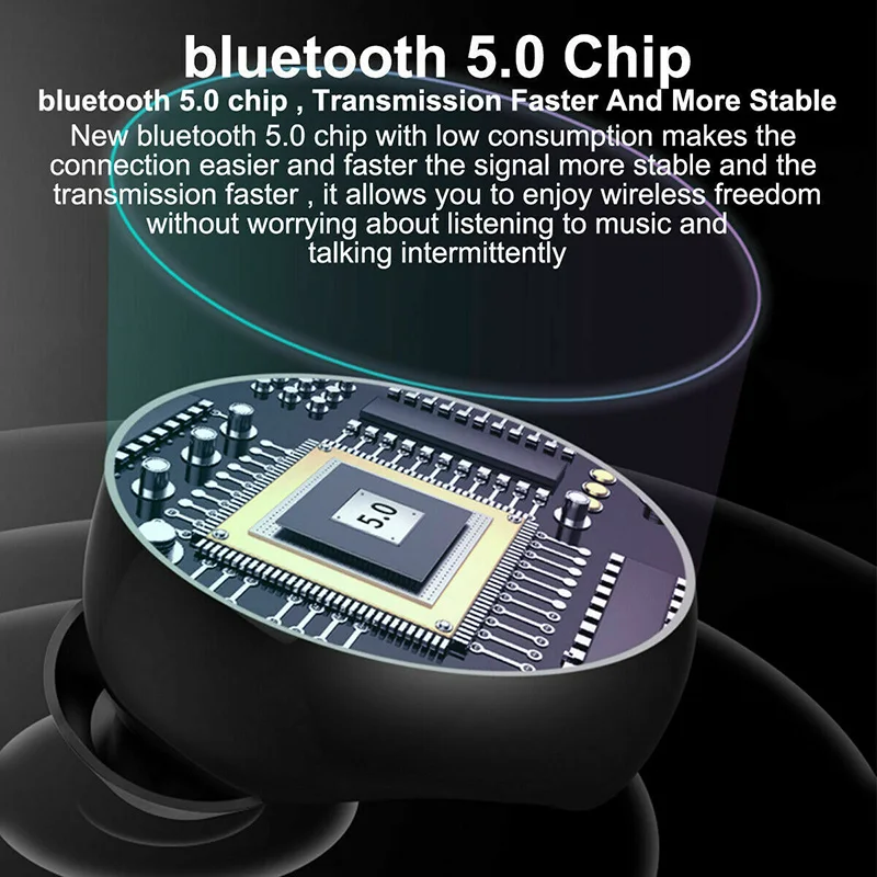 Спортивные TWS Bluetooth 5,0 наушники беспроводные наушники стерео анти-шум Музыкальная гарнитура Близнецы водонепроницаемый эргономичный дизайн наушник
