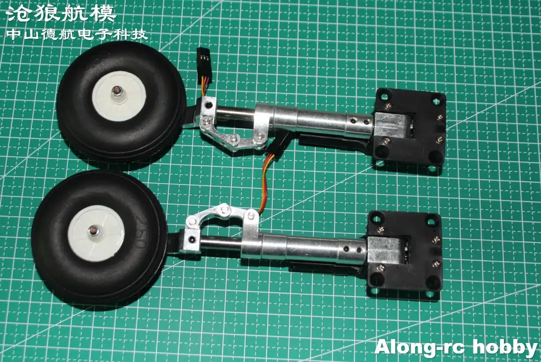Train D'atterrissage Principal Pour Avion RC - En Plastique Et Alliage - Compatible Avec De Nombreux Modèles Télécommandés