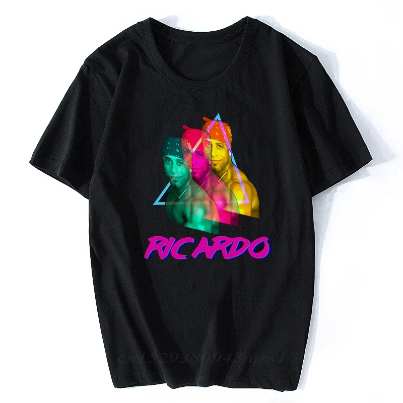 Футболка Ricardo Milos Мужская в эстетике RGB крутая винтажная хлопковая тенниска стиле