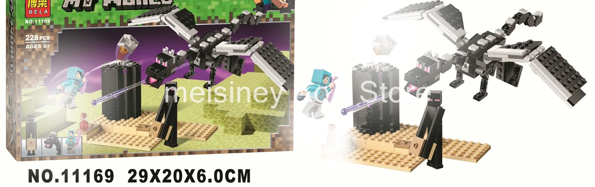

Compatible With LEGOINGS 21151 THE END BATTLE, MINECRAFT 11169