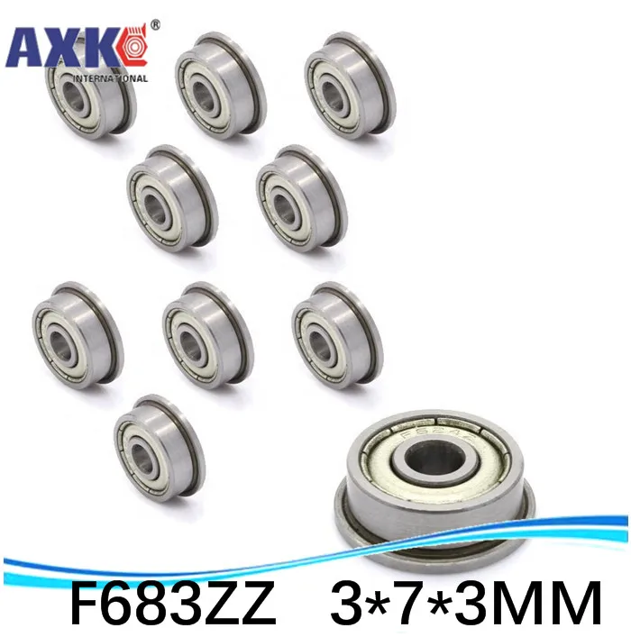 F683 F683-ZZ F683ZZ F683-2Z F683Z zz z 2z F638/3 DDLF730ZZ фланцевый глубокий шаровой подшипник 3x7x3 мм