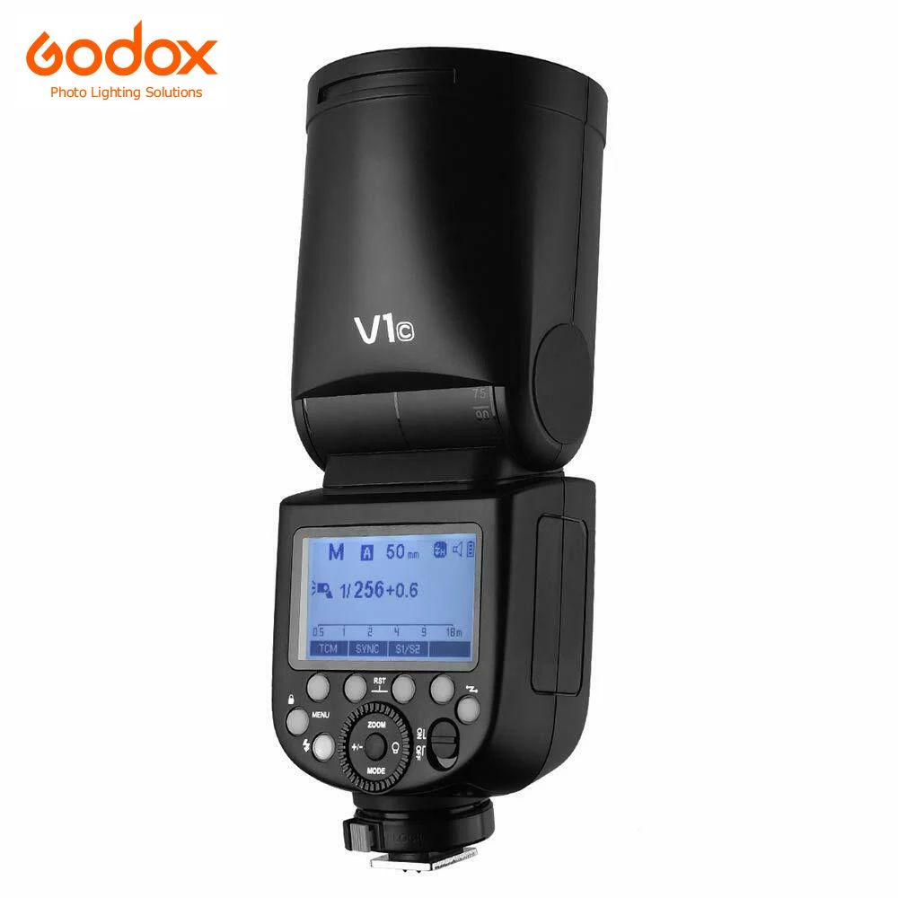 Godox V1 V1S/V1N/V1C/V1O/V1F ttl Li-Ion круглая головка вспышка для фотоаппарата вспышка для Nikon/sony/Canon/Fujifilm/Olympus w/XPRO триггер