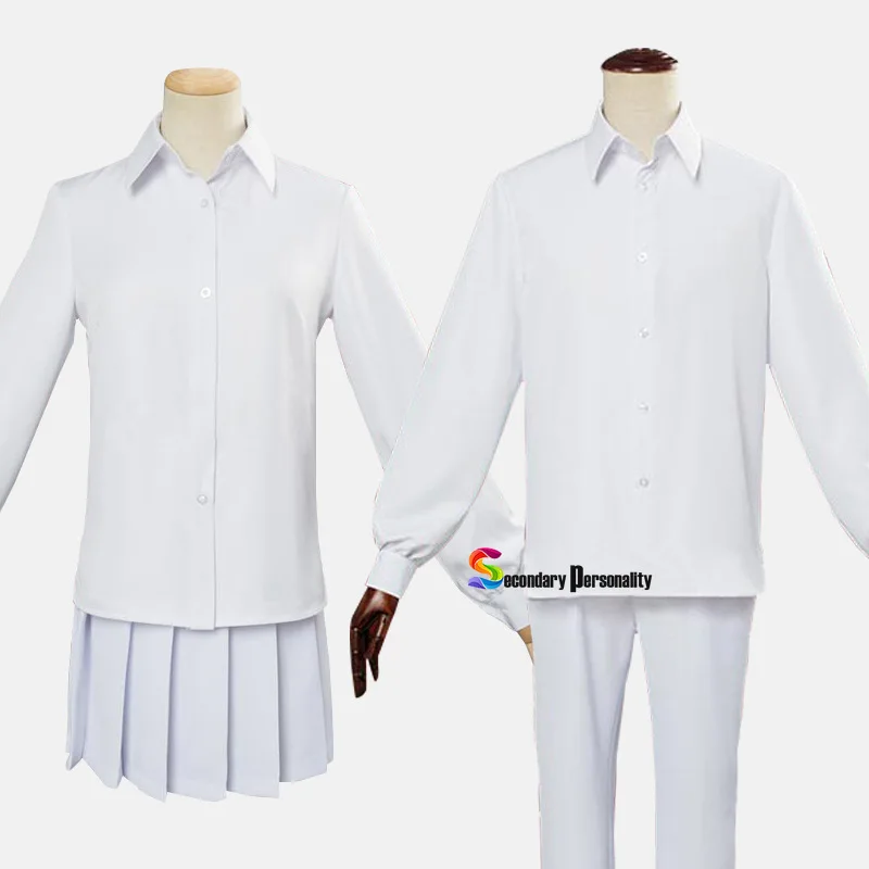 

The Promised Neverland Emma Cosplay Costume Women Girls School Uniforms Halloween Carnival Costume