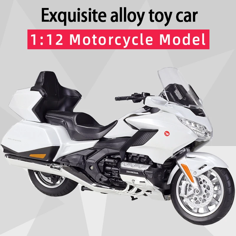 Welly 1//12 For Honda GOLD WING 2020 Metal Diecast Model Motorcycle Car Toys Gift