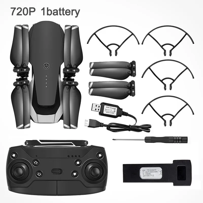 720P 1Battery Eachine E511S gps динамический следить за Wi-Fi FPV с 1080P камера 16 минут время полета Радиоуправляемый Дрон Квадрокоптер - Цвет: 720P 1Battery