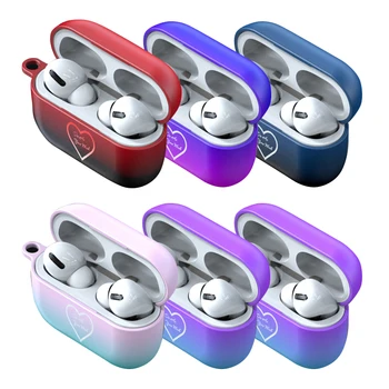 

Gradient Rainbow Color Earphone Cases For AirPods 2nd Aurora Hard PC Cover Case For Apple Airpods 1 Air Pods 2 Protective Sleeve