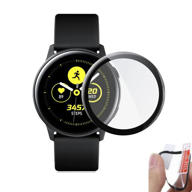 3D изогнутая мягкая полноразмерная Защитная пленка для Samsung Galaxy Watch Active 2 40 мм 44 Active2