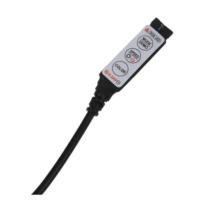 Цветная (RGB) Светодиодные ленты панели полосы контроллера 12A 12V 24V LED диммер
