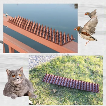 

2/20pcs Repellent Deterrent Anti Theft Fencing Garden Fence Wall Spikes Cat Anti Bird Thorn Intruder Security Tools