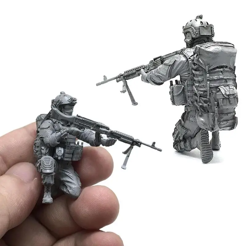 YUFAN 1/35 современный американский спецназ D полимерный солдат 5 см статическая