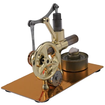 

Teenager Physics Lab Single Cylinder Balance Stirling Engine Model Science DIY Model Toy Gift for Kids Experimental Toy Boys