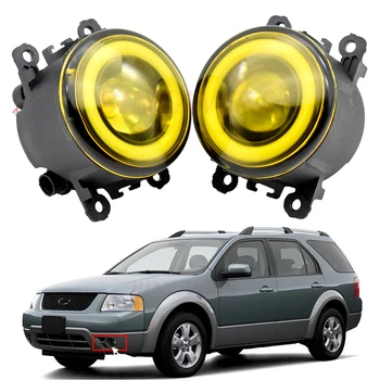 

2pcs/pair H11 LED Fog Lamp Assembly with Angel eyes 90mm For Ford Freestyle 3.0L V6 2005-2007 For Ford C-Max 2013-2016