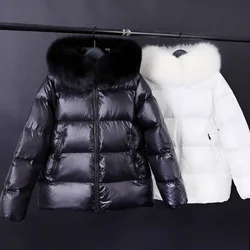 2021Moomaokong hooded duck jacket, warm coat, warm PARKA and fox fur collar, feather jacket, winter cotton clothes