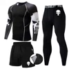 New Wolf Head Thermal Underwear Suit men's Long Quick-Drying Antibacterial Stretch Men's Thermal Underwear 3-Piece Set 2