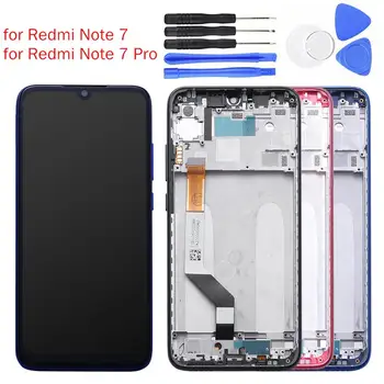 

Yuanlin LCD Touch Screen Digitizer Assembly Parts with Frame for Xiaomi Redmi Note 7/7 Pro Phone Accessories телефона 전화 화면