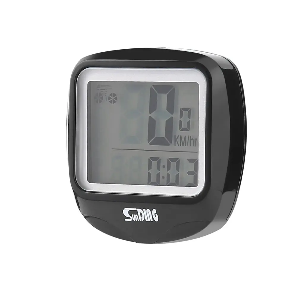 SUNDING SD-568C/SD-573C1 Wireless Bicycle Computer Multifunctional Odometer Sensor Waterproof Digital LCD Speedometer Stopwatch