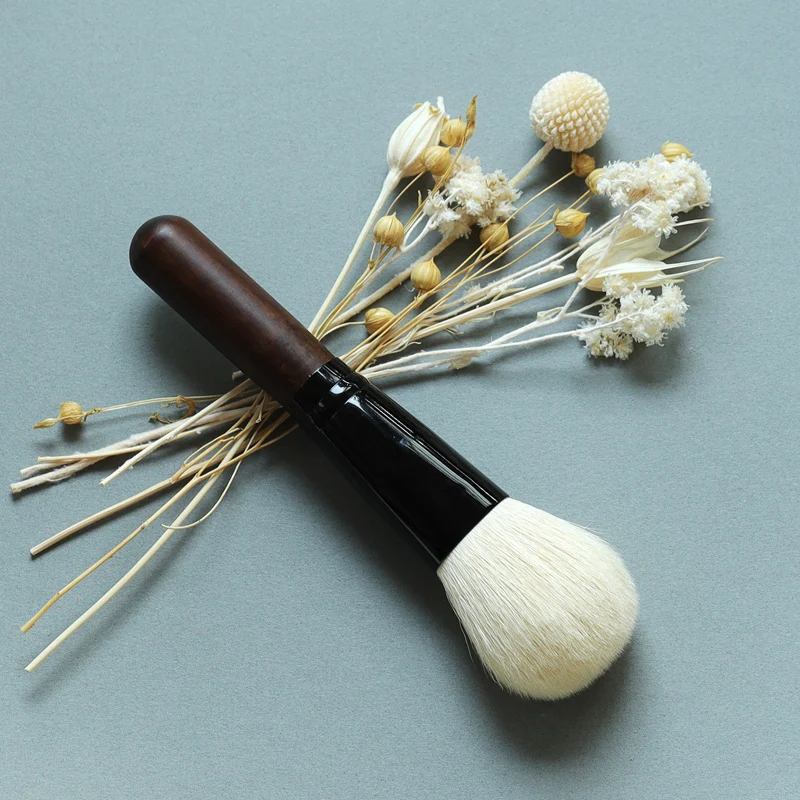 Makeup Brush Goat Hair Powder Portable Travel Overall Blending Cosmetic tools