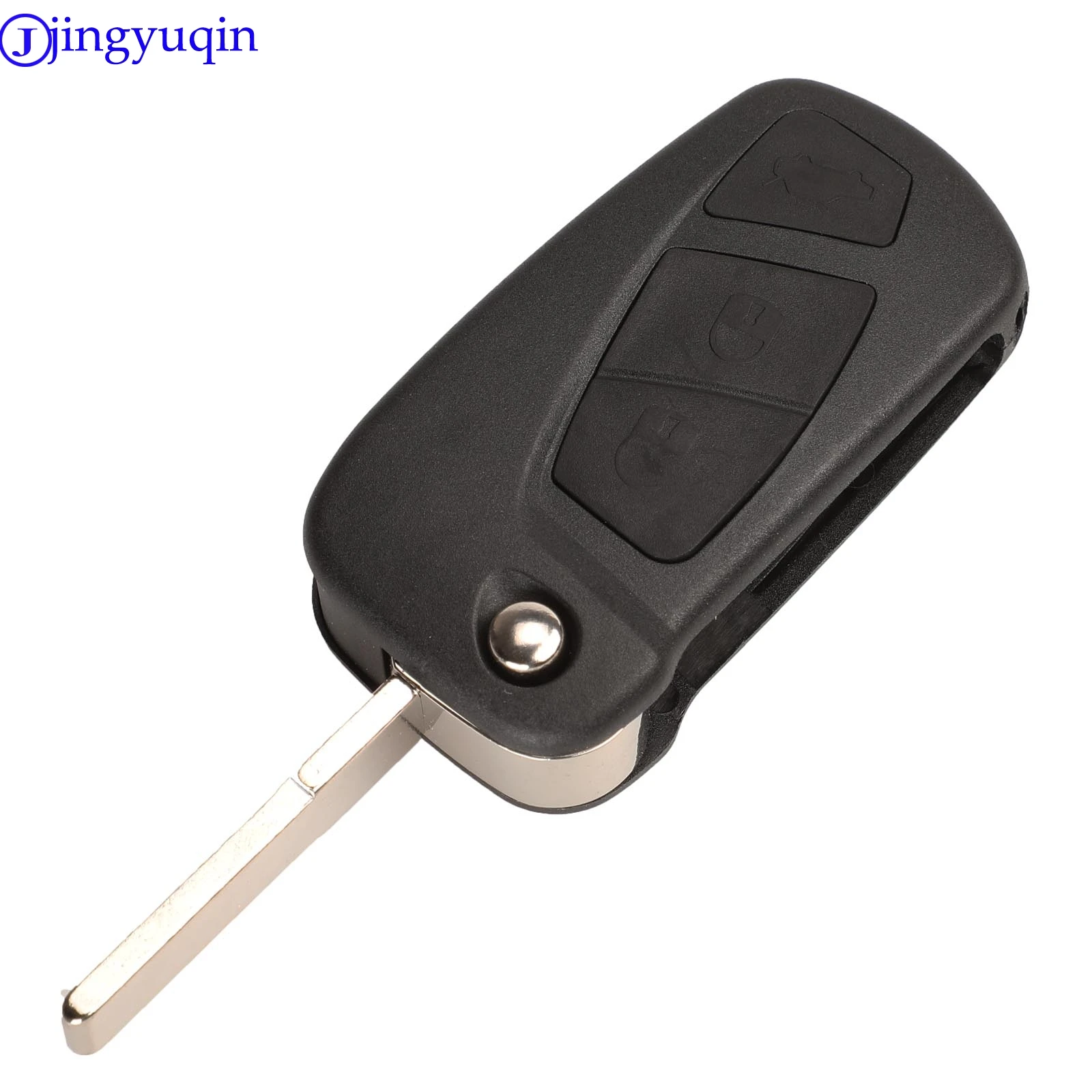 Jingyuqin 10ps 3B дистанционный Чехол для автомобильного ключа для Ford KA 3 кнопки дистанционного флип чехол для ключа
