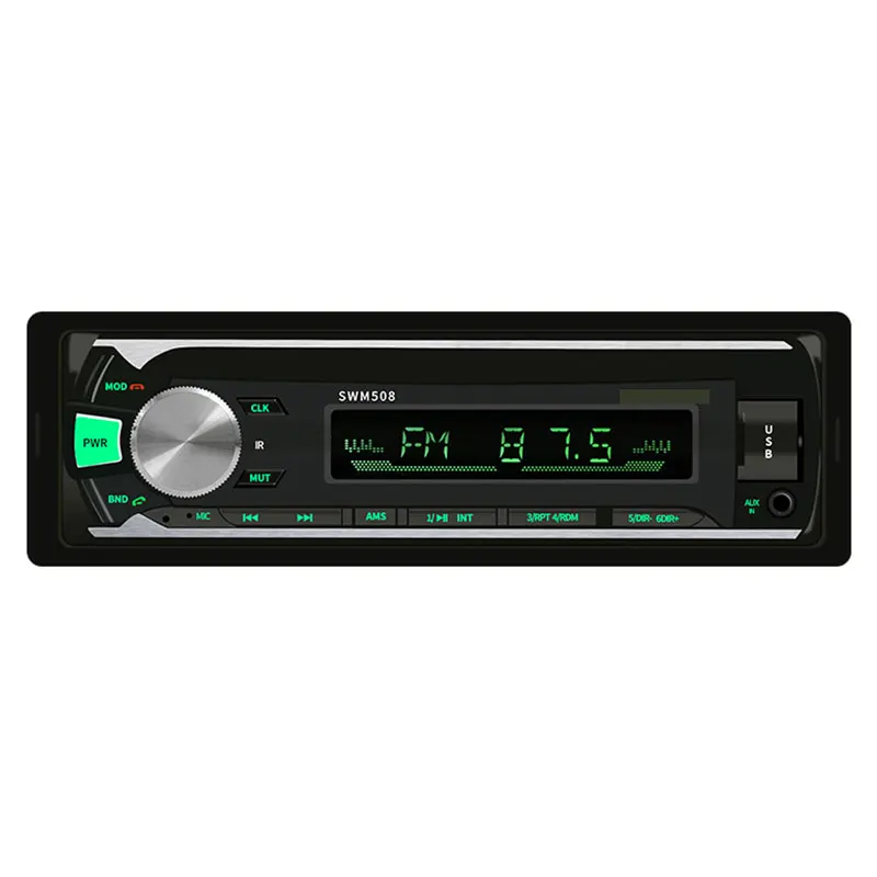 AUX USB Авто mp3-плеер FM модулятор Bluetooth красочные кнопки света Универсальный Автомобильный MP3 радио плеер Запись/копирование